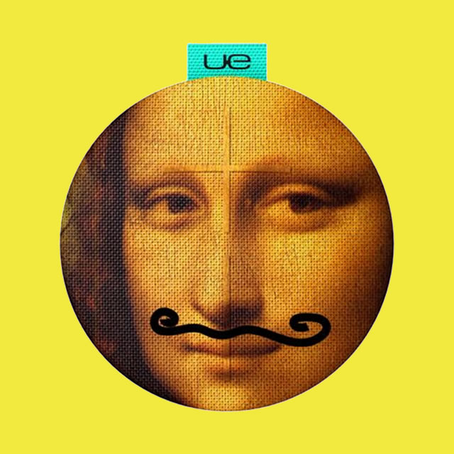 UE Roll portable speaker with Mona Lisa print