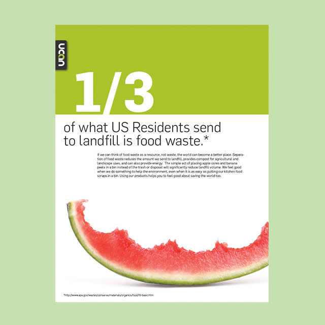 Untrash composting educational flyer